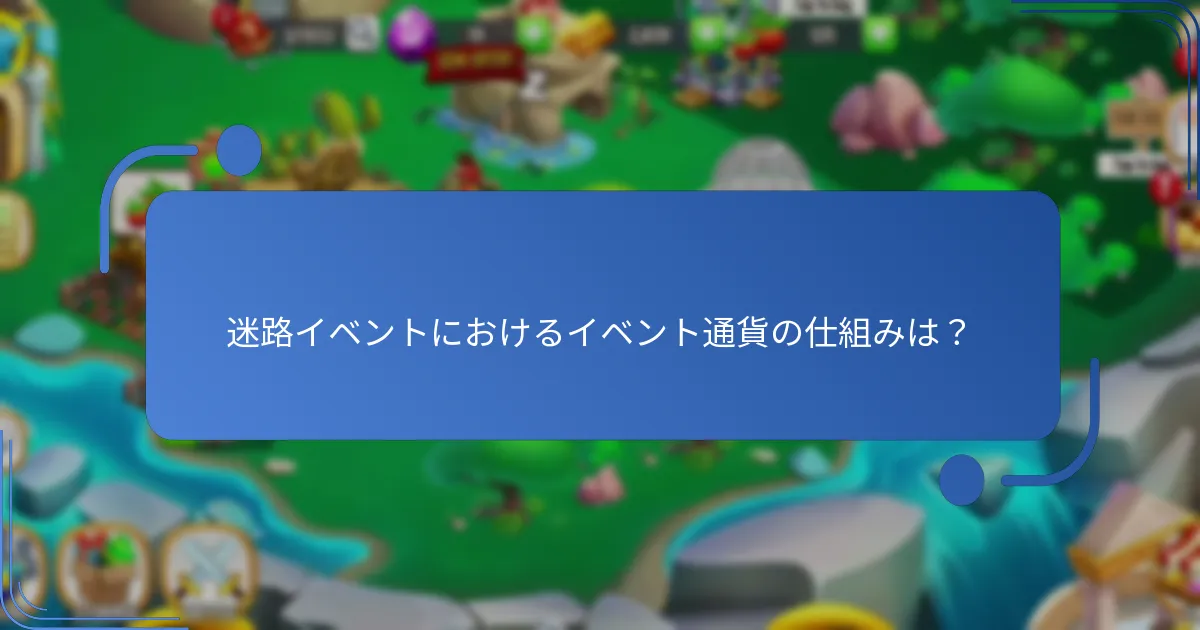 迷路イベントはどのように機能しますか？